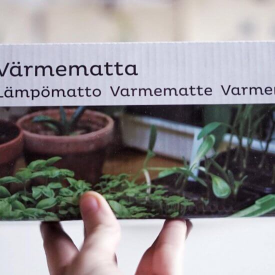 Värmatta för odling och frösådder